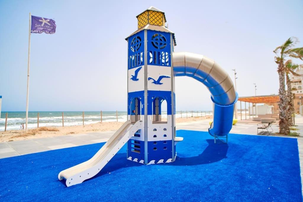 라망가델마르메노 Refugio Costero Con Vista Al Mar 아파트 외부 사진